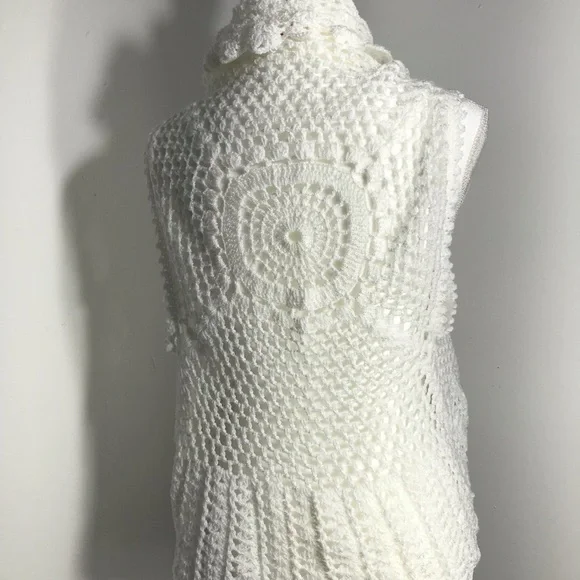 Top white crochet - Picture 8 of 11